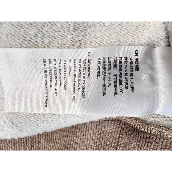 Varley  pullover sweatshirt peached  Marl athleisure minimalist Small ling sleev - Picture 12 of 13